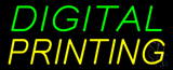 Green Yellow Digital Printing Neon Sign