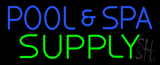 Blue Pool And Spa Green Supply Neon Sign