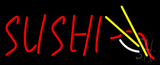 Red Sushi Logo Neon Sign
