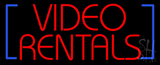 Video Rentals Neon Sign