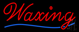 Cursive Red Waxing Neon Sign