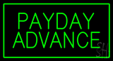 Green Payday Advance Animated Neon Sign