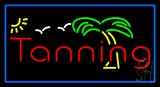 Red Tanning Palm Tree Neon Sign