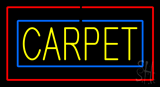 Yellow Carpet Blue Red Animated Border Neon Sign