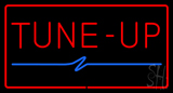 Red Tune Up With Border Neon Sign