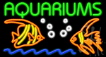 Aquariums Fish Logo Neon Sign