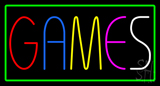Games With Border Neon Sign