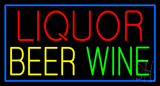 Liquor Beer Wine Neon Sign