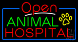 Animal Hospital Open Neon Sign
