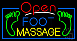 Open Foot Massage Neon Sign
