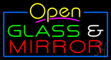 Glass And Mirror Neon Sign