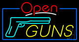 Open Guns Neon Sign