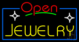 Jewelry Open Red Neon Sign