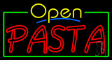 Open Double Stroke Pasta Neon Sign