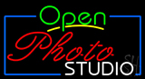Open Photo Studio Neon Sign