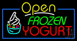 Open Frozen Yogurt Neon Sign