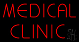 Red Medical Clinic Neon Sign
