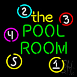 The Green Pool Room Neon Sign