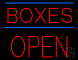 Boxes Open Block Neon Sign