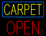 Carpet Block Open Neon Sign