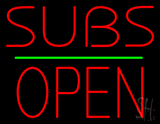 Subs Block Open Neon Sign