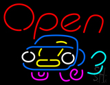 Car Open Neon Sign
