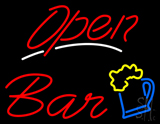 Open Bar Neon Sign