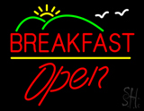 Breakfast Open Neon Sign