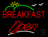 Breakfast With Scenery Open Neon Sign