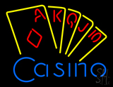 Casino Cards Neon Sign