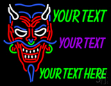 Devils Head Tattoo Custom Click To Customize Neon Sign