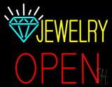 Jewelry Block Open Neon Sign