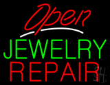 Jewelry Repair Open Red Neon Sign