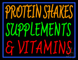 Protein Shakes Neon Sign