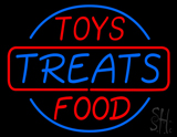 Toys Treats And Food Neon Sign