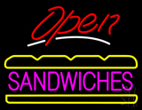 Open Sandwiches Neon Sign