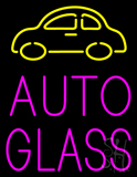 Auto Glass With Logo Neon Sign