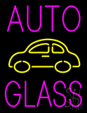 Auto Glass Block Logo Neon Sign