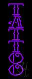 Vertical Purple Tattoo Neon Sign