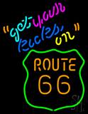 Get Your Kicks On Route 66 Neon Sign