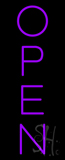 Purple Vertical Neon Sign