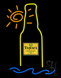 Tequiza Tropical Sun Bottle Neon Sign