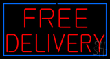 Free Delivery Neon Sign
