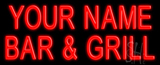Custom Bar And Grill Neon Sign