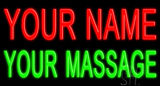 Custom Massage Neon Sign