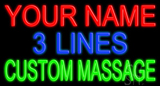 Custom Green Massage Neon Sign