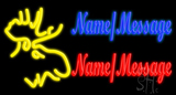 Custom Moose Head Neon Sign