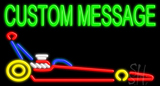 Custom Dragster Car Neon Sign