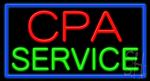 Cpa Service Neon Sign