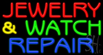 Jewelry And Watch Repair Neon Sign